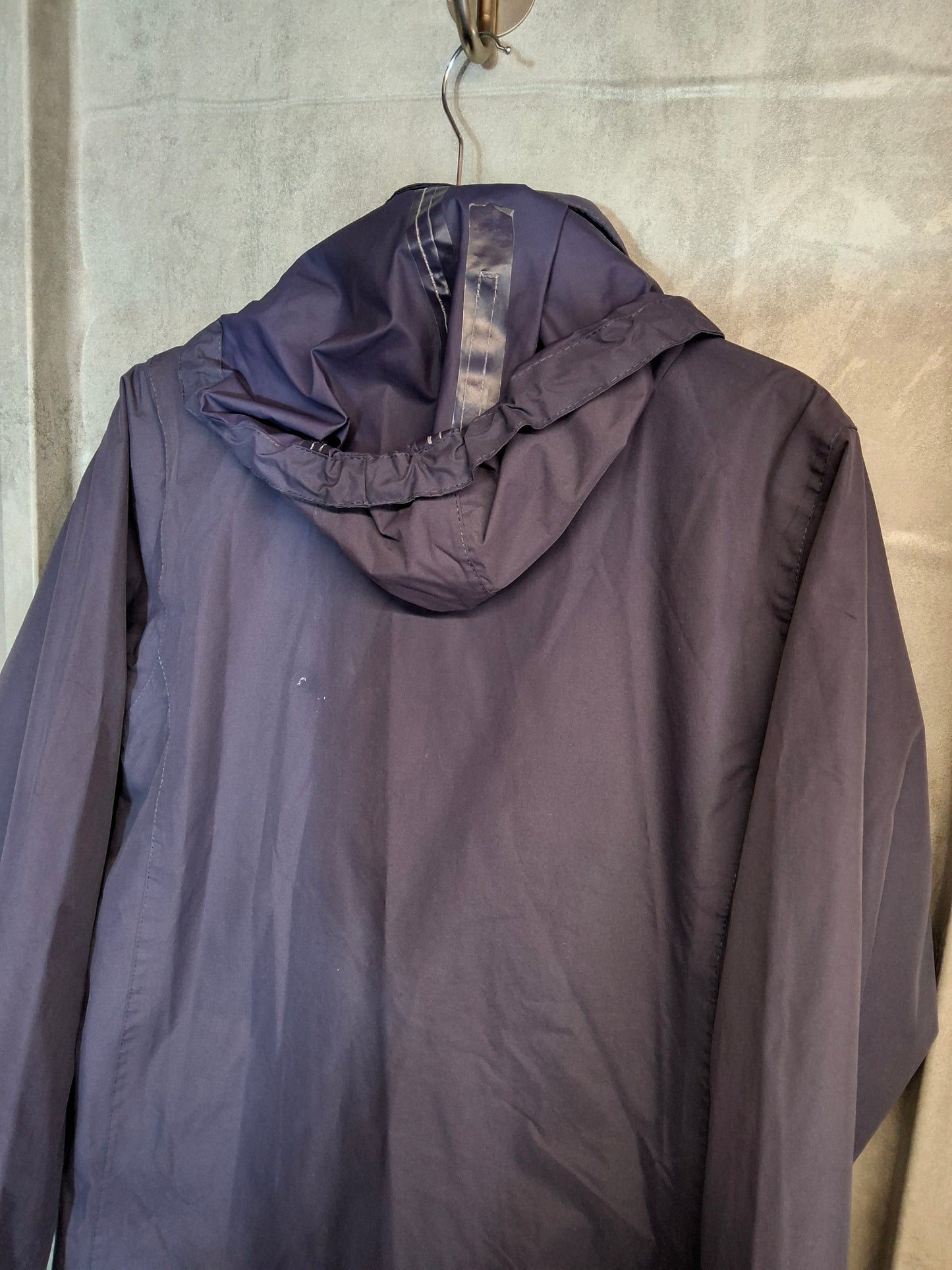 Regatta Purple Hydrafort Waterproof Jacket – Hooded – UK 12/14 – Zip & Velcro