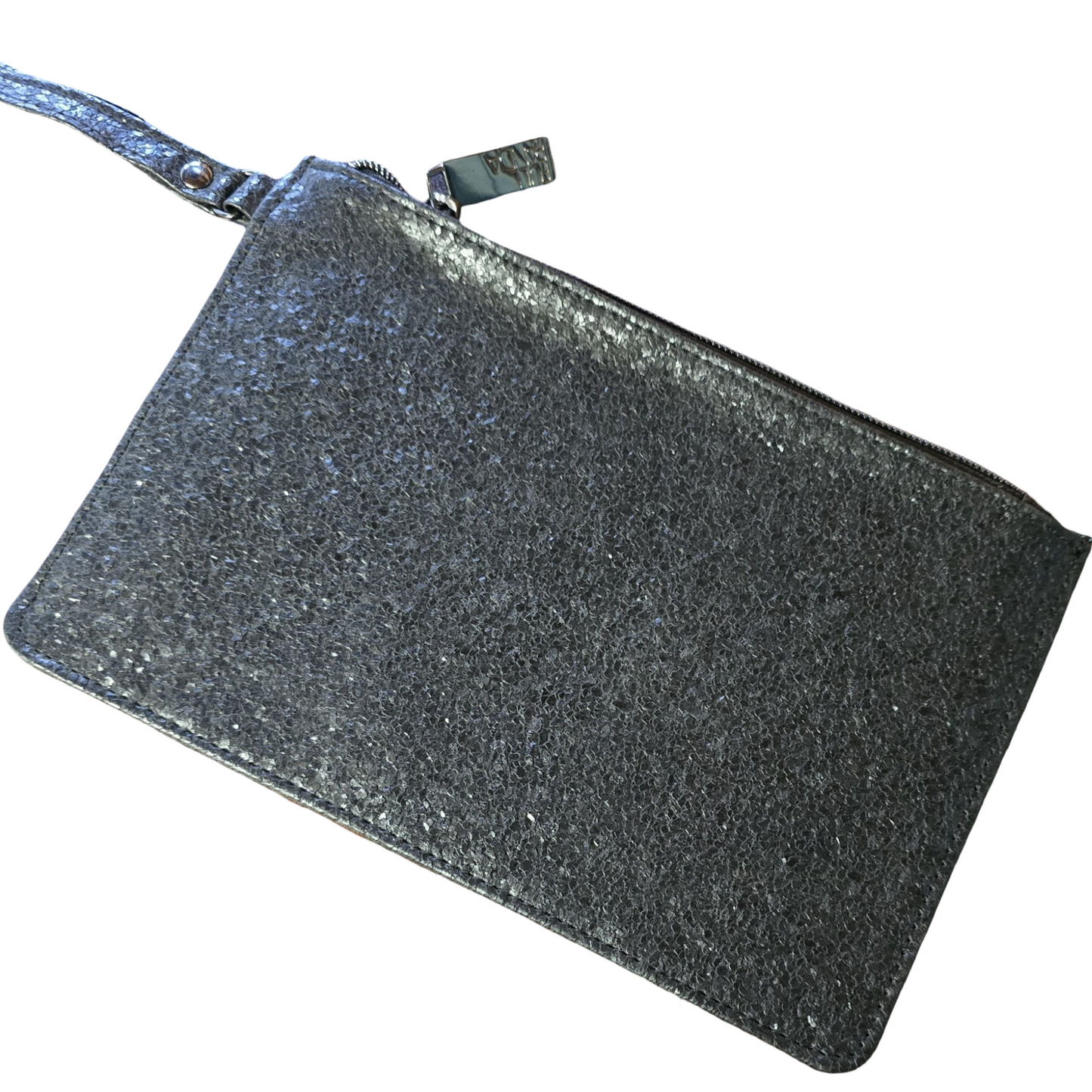 Full Panda Black Glitter Clutch Bag – NWOT