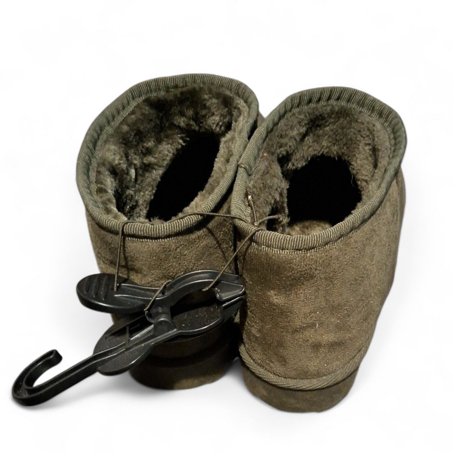 Primark Khaki Green Suede Ankle Boots – Size 6 – NWT