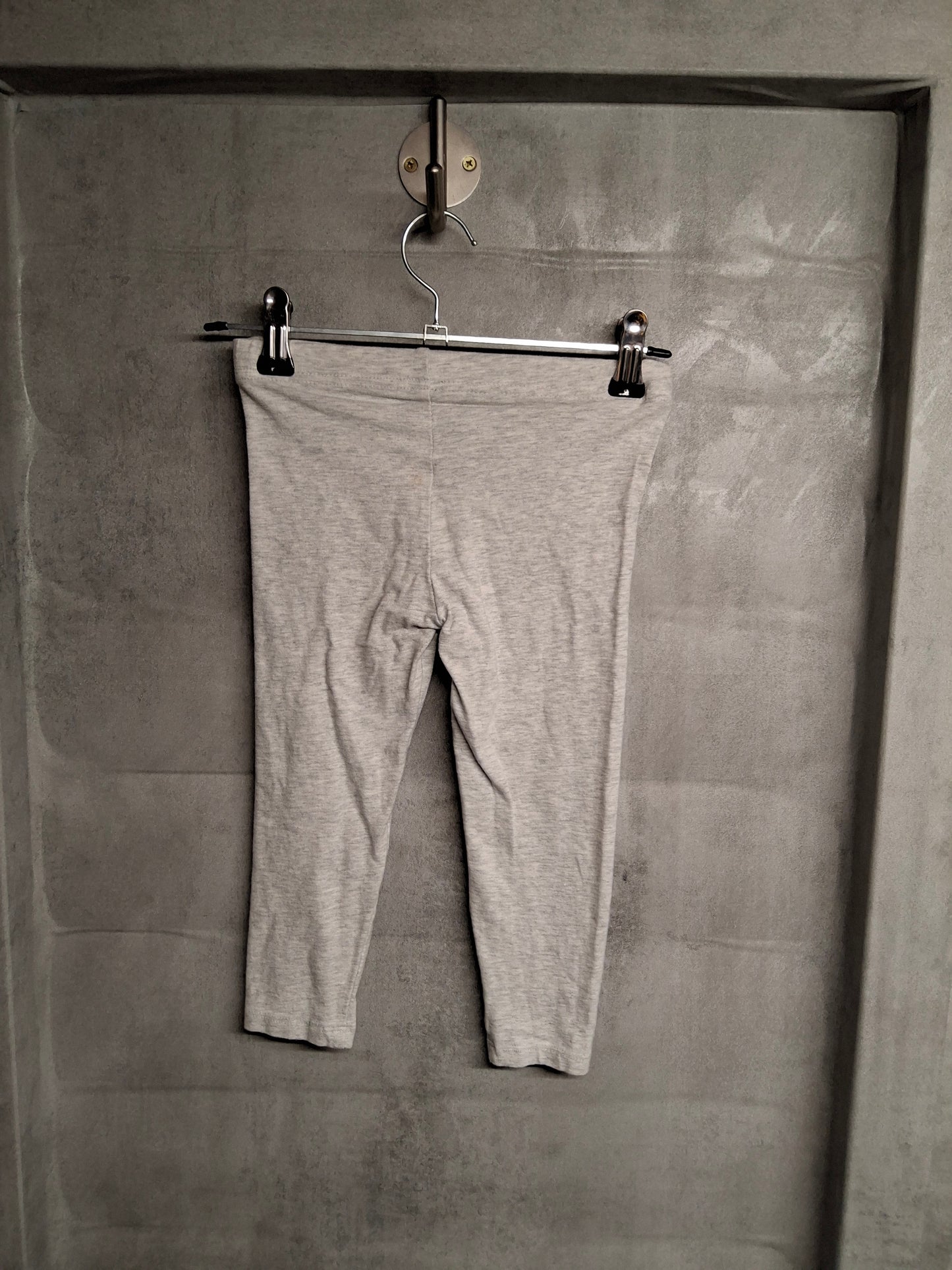 George Girls Grey Cropped Leggings – Age 4-5 Years – Cotton