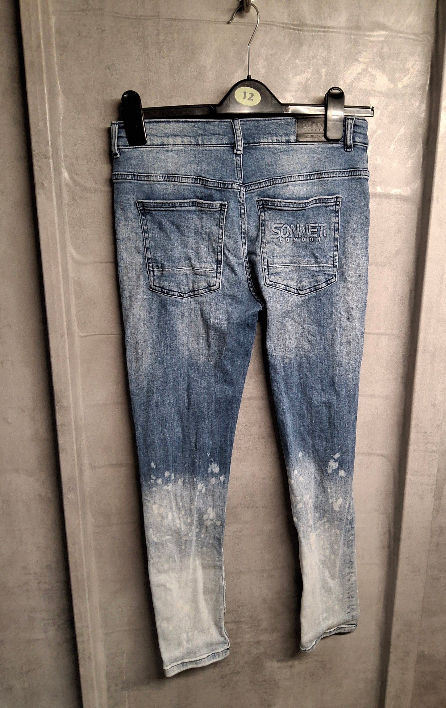 Sonneti Boys Blue Skinny Jeans – Age 13–15 Years – Ripped & Distressed