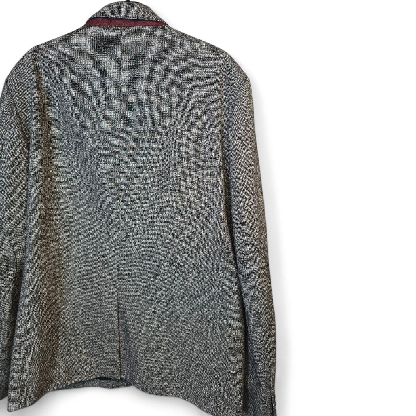 Peacocks Men’s Grey Blazer – Size XL, Wool Blend, 2 Button Close