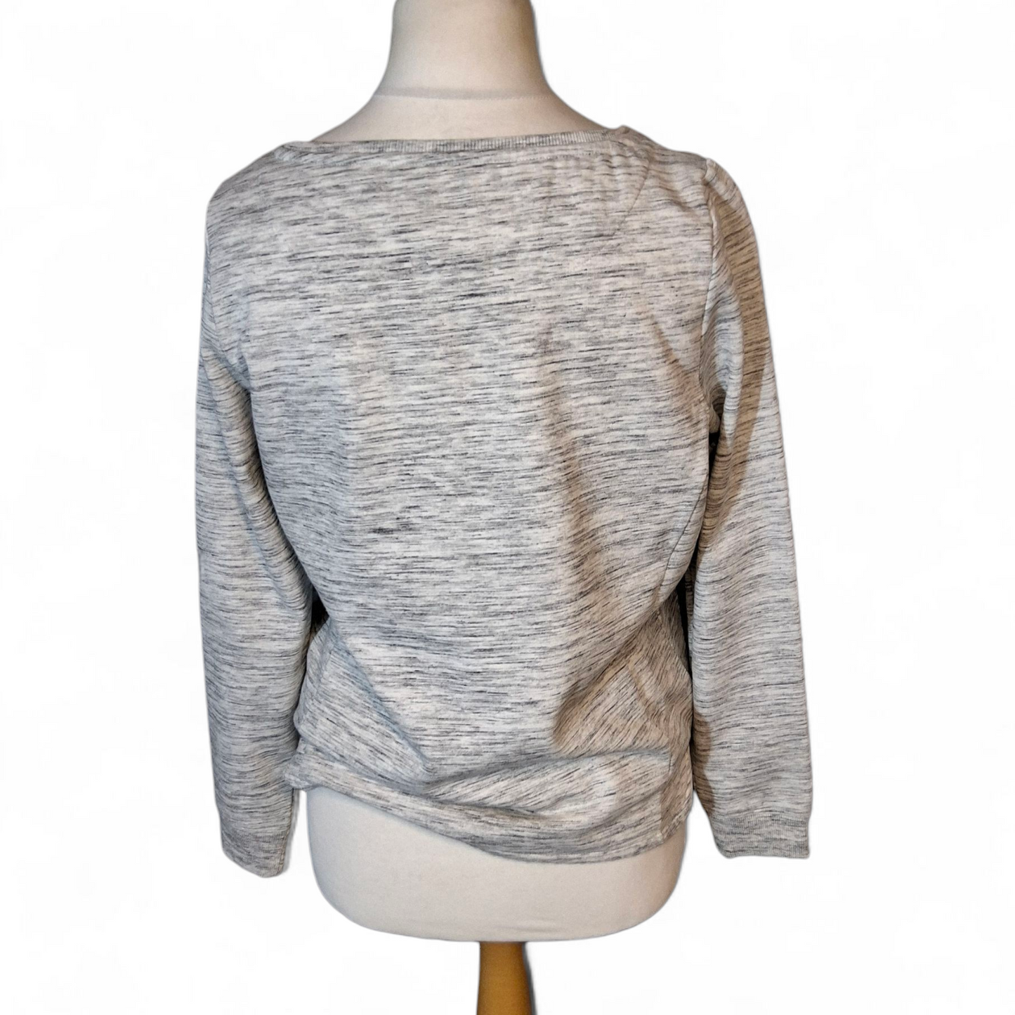 Mint Velvet Grey Hygge Jumper – Size 12, Pockets, Cosy Cotton Blend