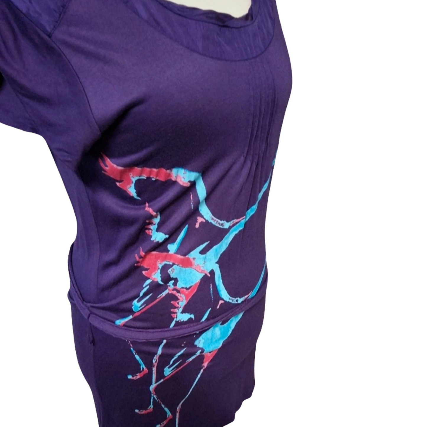 FatFace Bird Print T-Shirt – Modal & Silk Trim, Size 10/12, Soft Feel, Whimsical Design