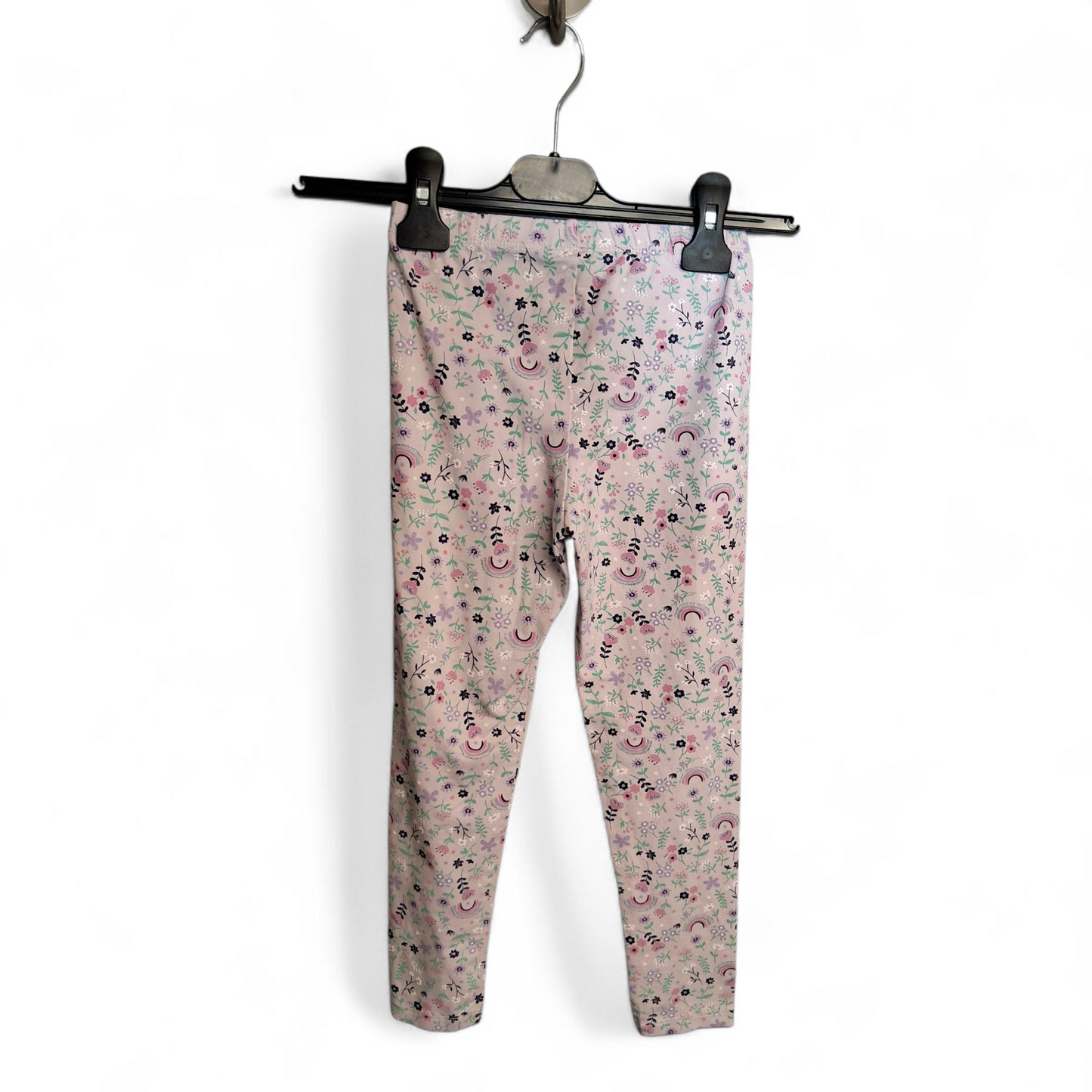 Very Girls Pink Floral Leggings – Age 5-6 Years – Cotton Blend