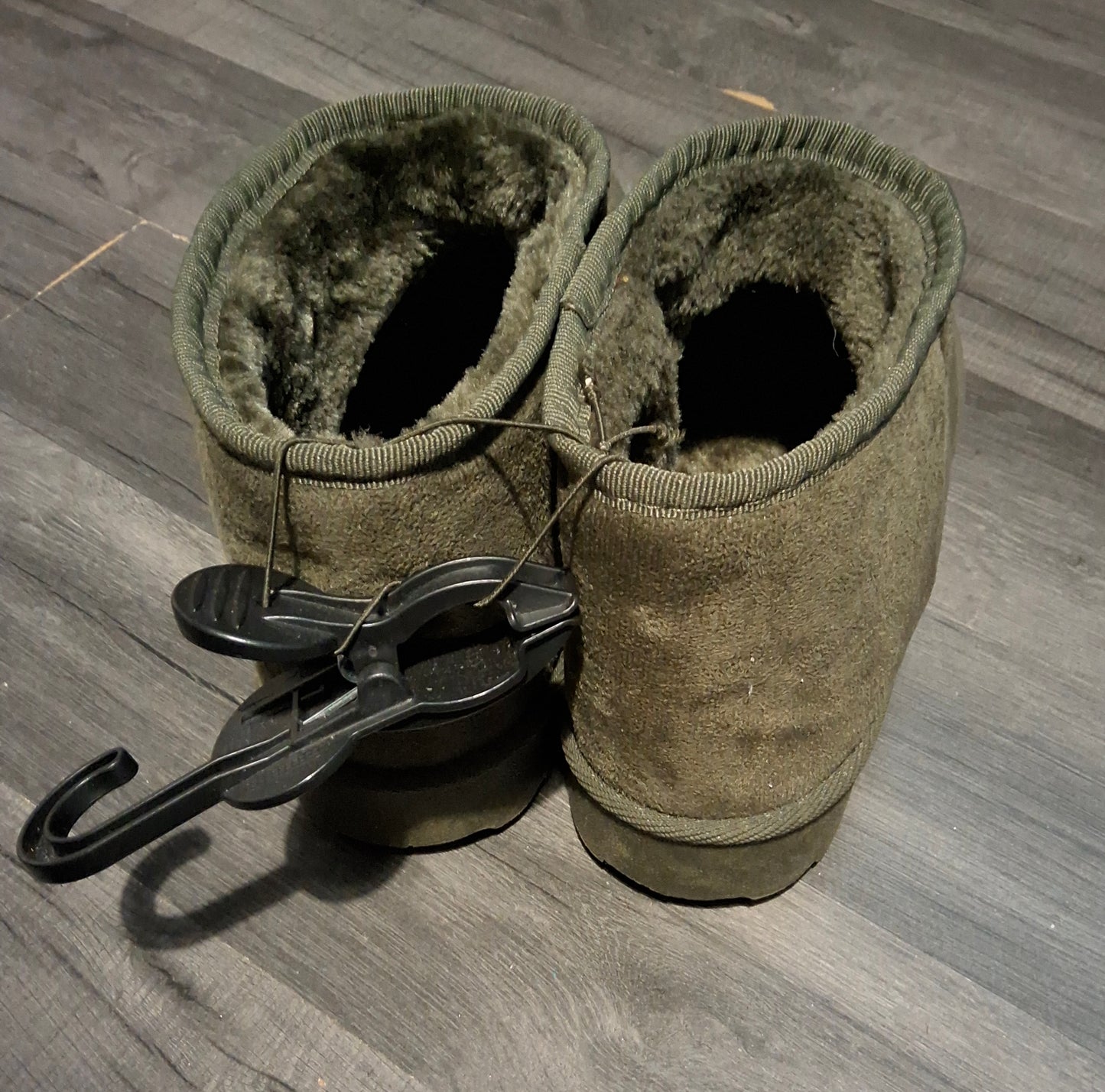 Primark Khaki Green Suede Ankle Boots – Size 6 – NWT