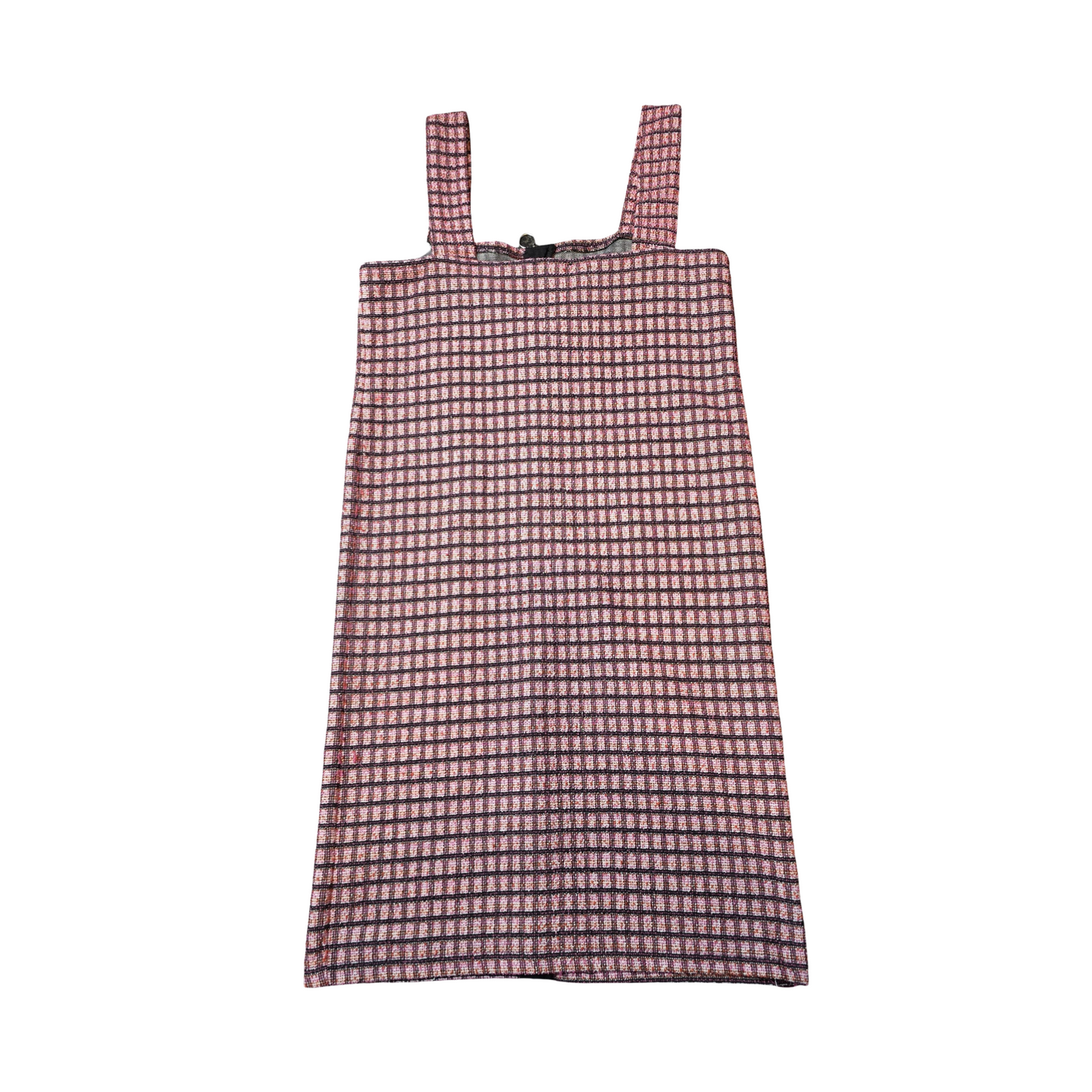 Primark Girls Pink Checked Pinafore Dress – Age 14-15 Yrs – Zip Front