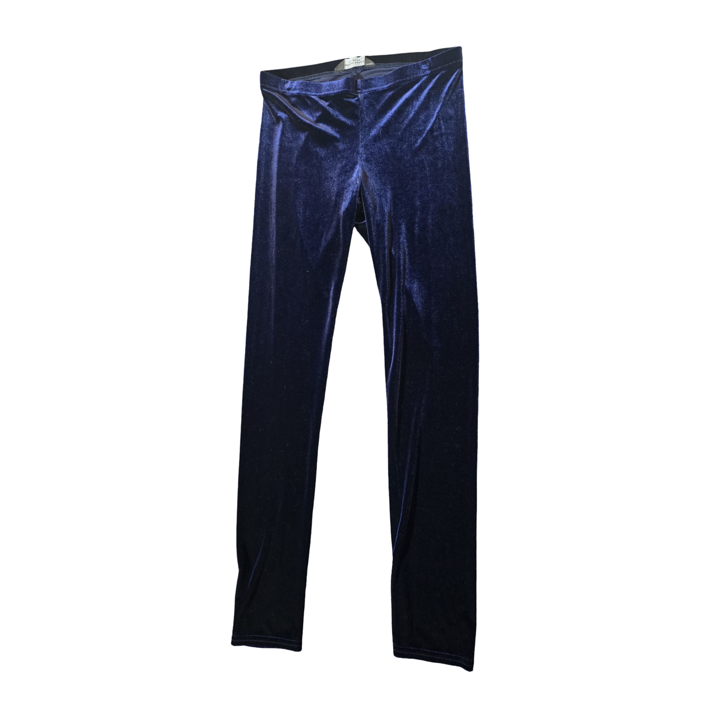 Dorothy Perkins Navy Velvet Skinny Leggings – Size 10 – Stretch Waistband