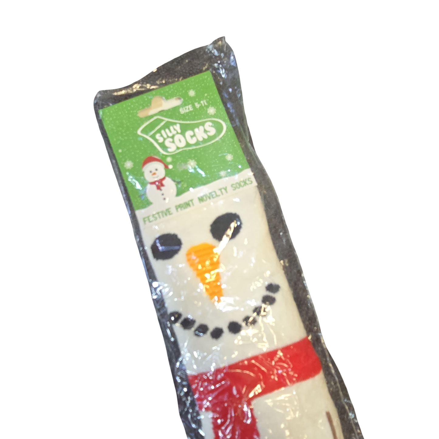 Silly Socks Festive Novelty Snowman Socks – UK 5–11 – New in Packaging
