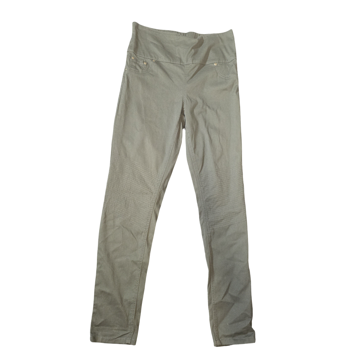 Dark Khaki Skinny Jeans – High Waisted Size 14/16 | Comfy & Cool