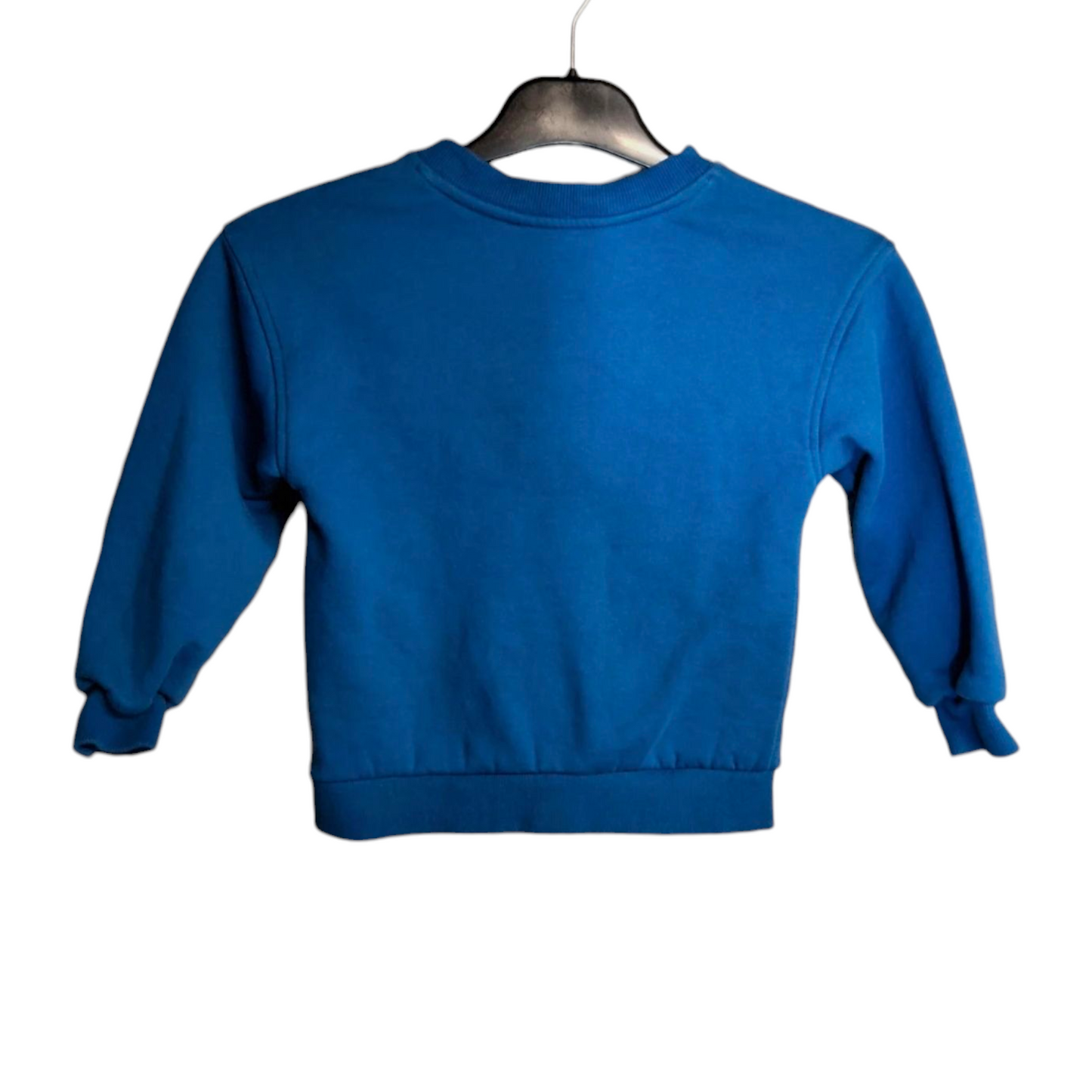 H&M Boys Spiderman Blue Jumper – Age 4-6 Years – Cotton Blend