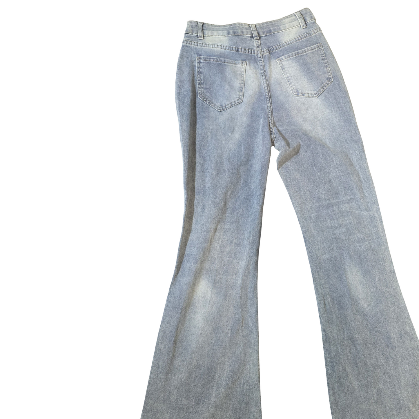 Light Wash Flared Jeans – Size 6/8 – Retro Cut, Future Favourite