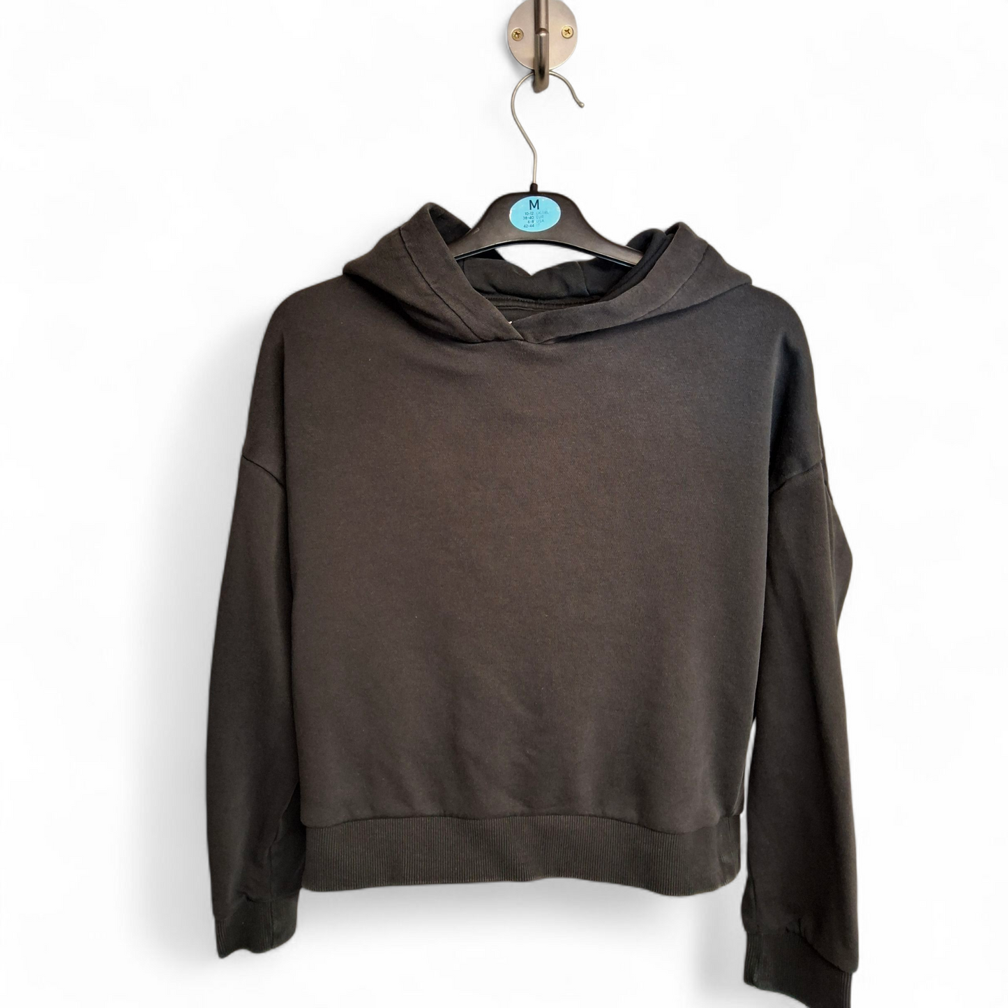 F&F Boys Black Hoodie – Age 10-11 Years – Cotton Blend