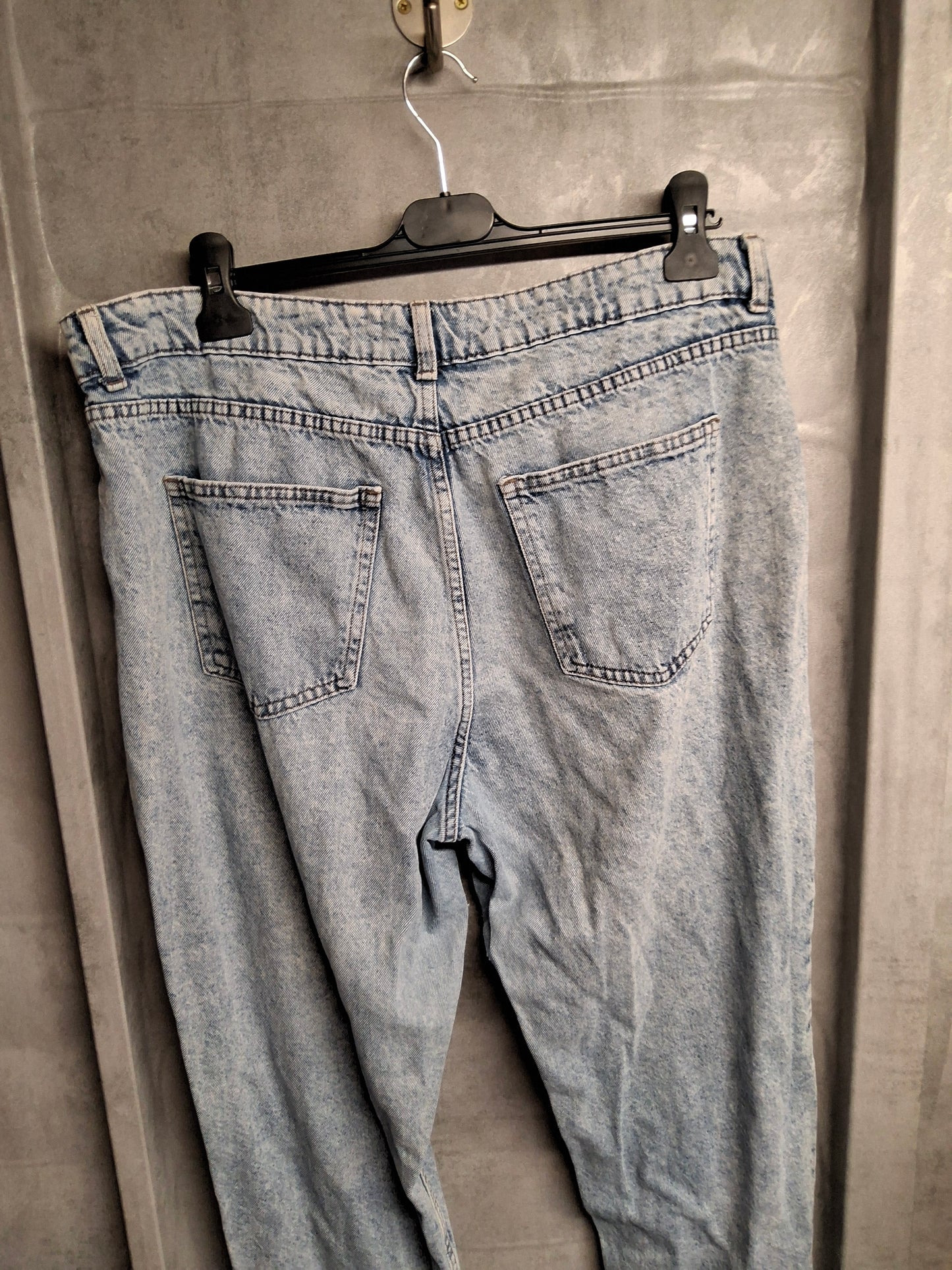 Primark Light Blue High Waist Slim Leg Jeans – Size 18