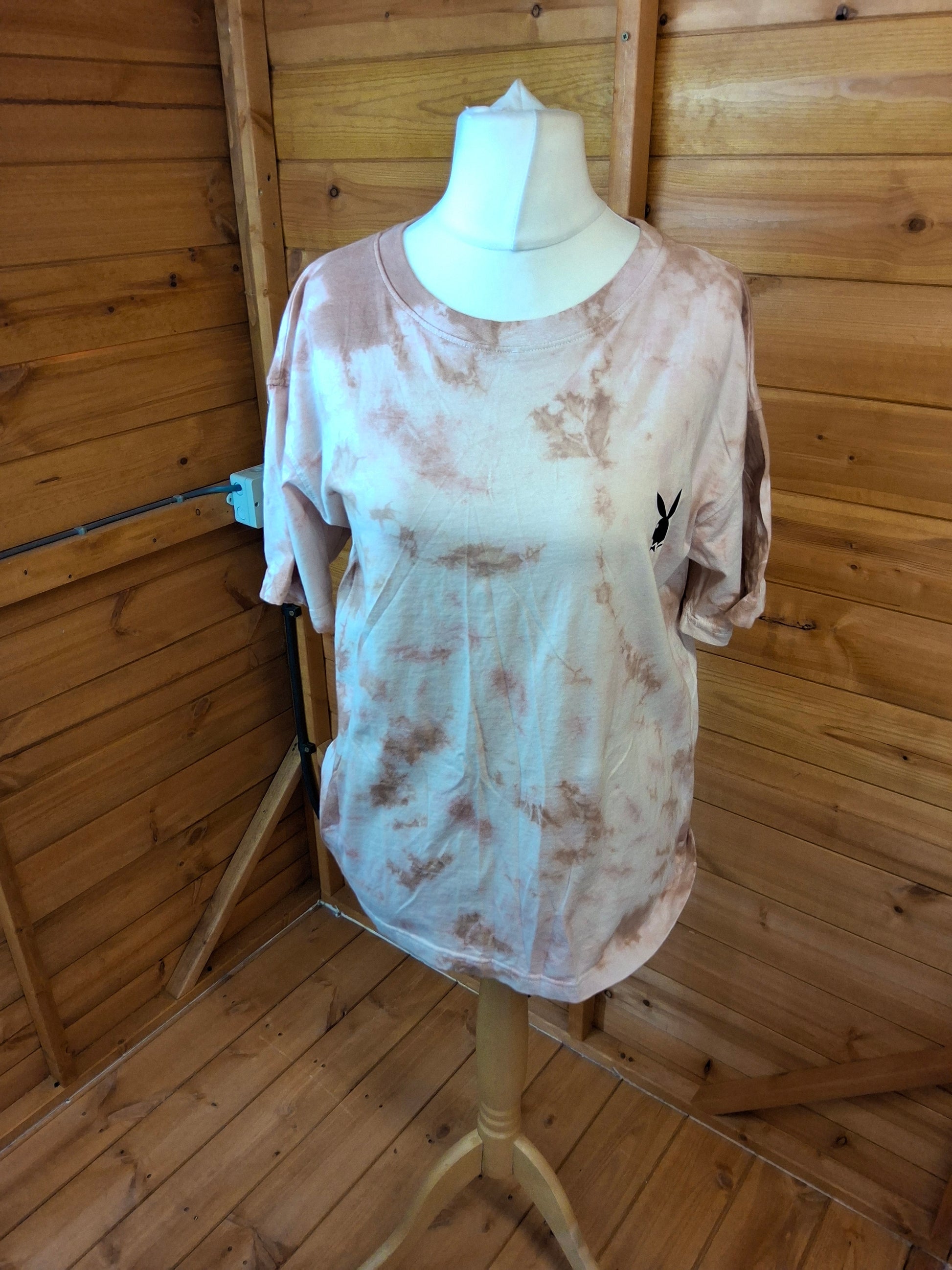 Missguided Playboy Oversized T-Shirt – Size M (Fits 10/12 Oversized) – NWT – 100% Cotton