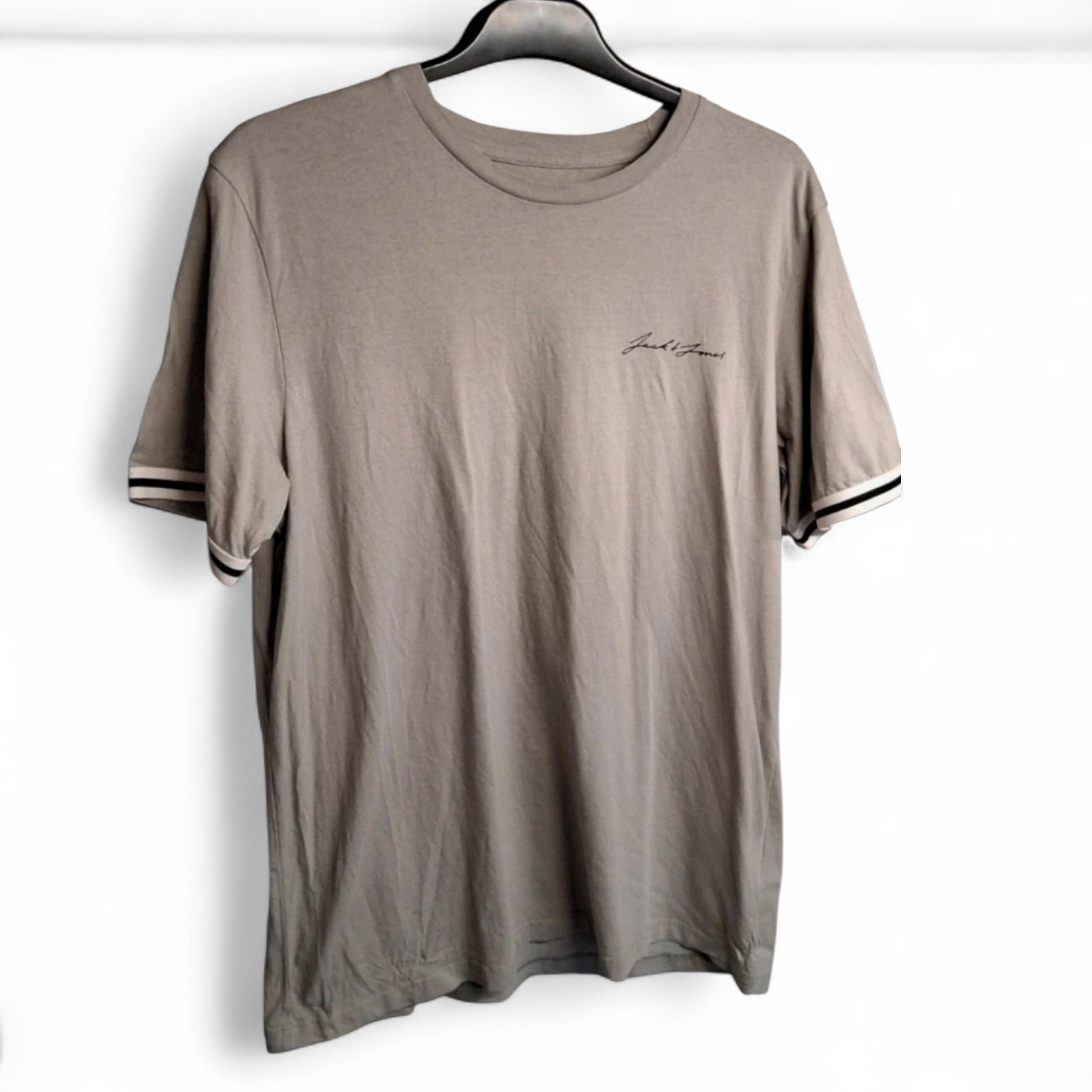 Jack & Jones Boys Grey Logo T-Shirt Age 16 | Cotton Short Sleeve Casual Tee