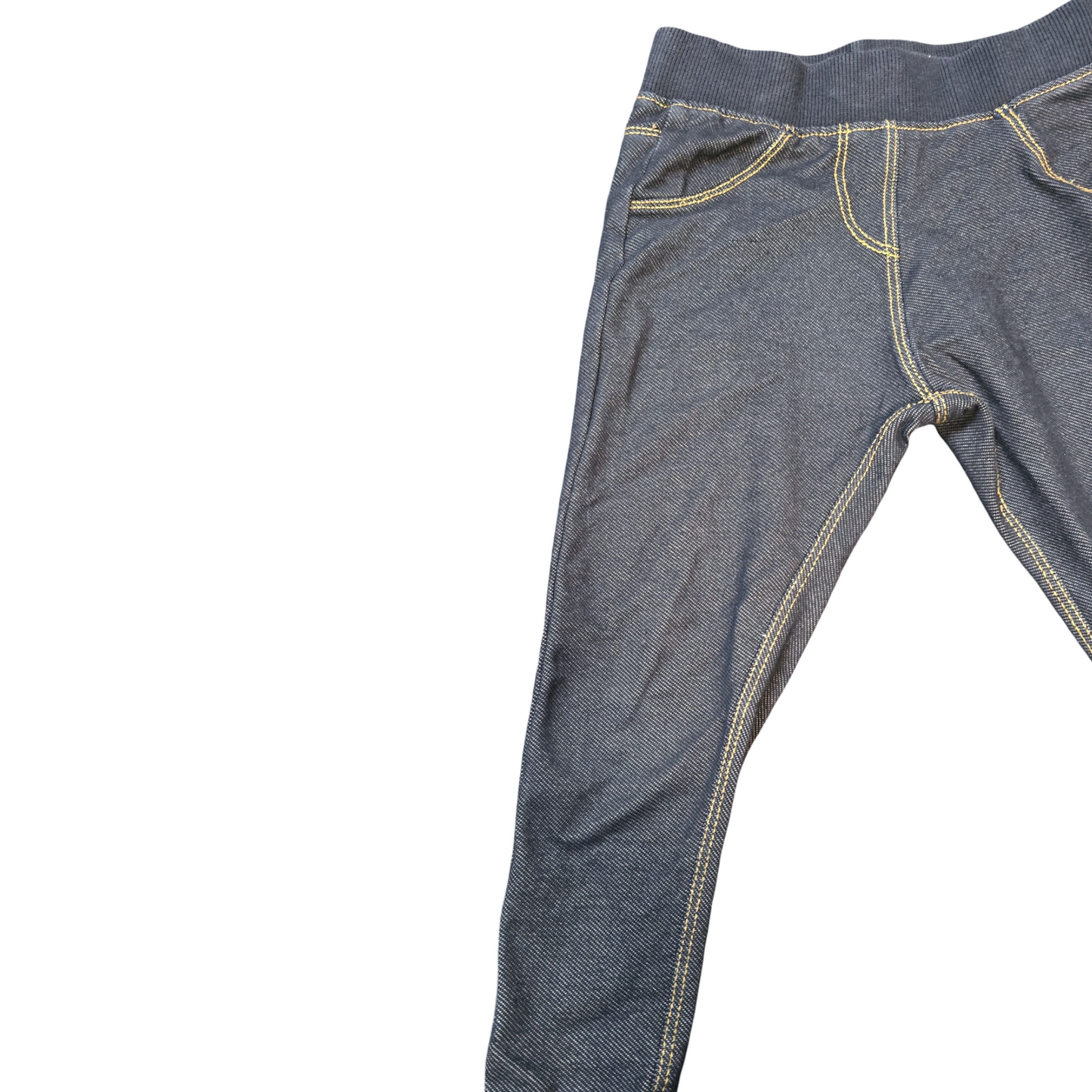 Nutmeg Girls Navy Jeggings – Age 18–24 Months – Cotton & Polyester