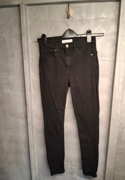 Topshop Jamie Black Skinny Jeans – High Waist – W28 L32 (UK 10)