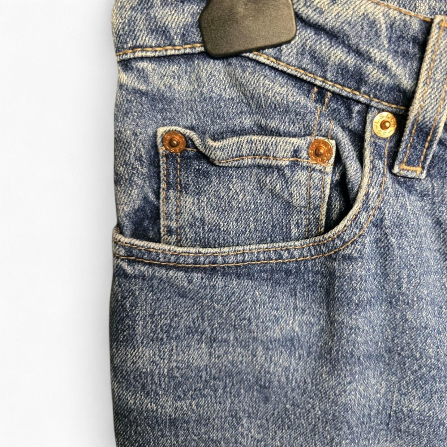 Men's Levi 805 1996 Orange Tab Blue Straight Leg Jeans Size W32 L30