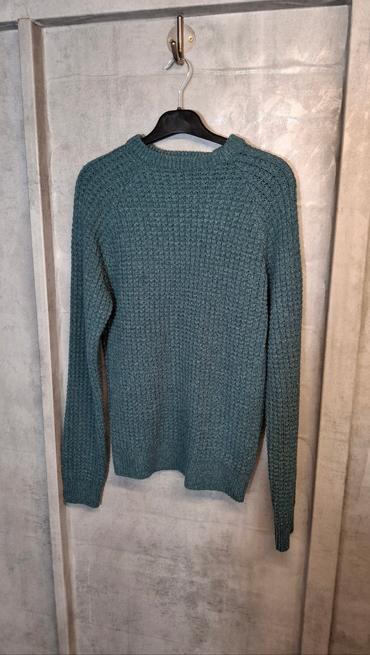 Tu Teal Green Knitted Jumper – Men’s XS – 100% Acrylic