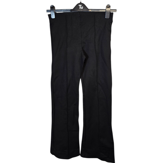 Primark Black Flared Bodycon Trousers – Size 10