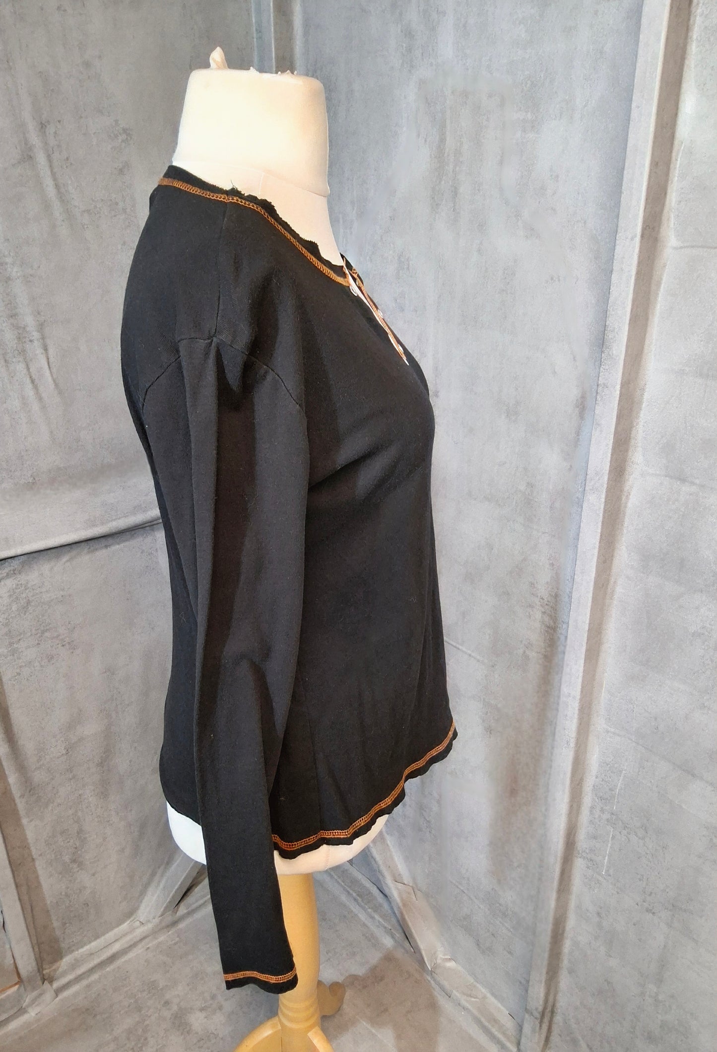 Harley-Davidson Black Long Sleeve T-Shirt – Orlando Florida USA – XL (UK size 12/14)