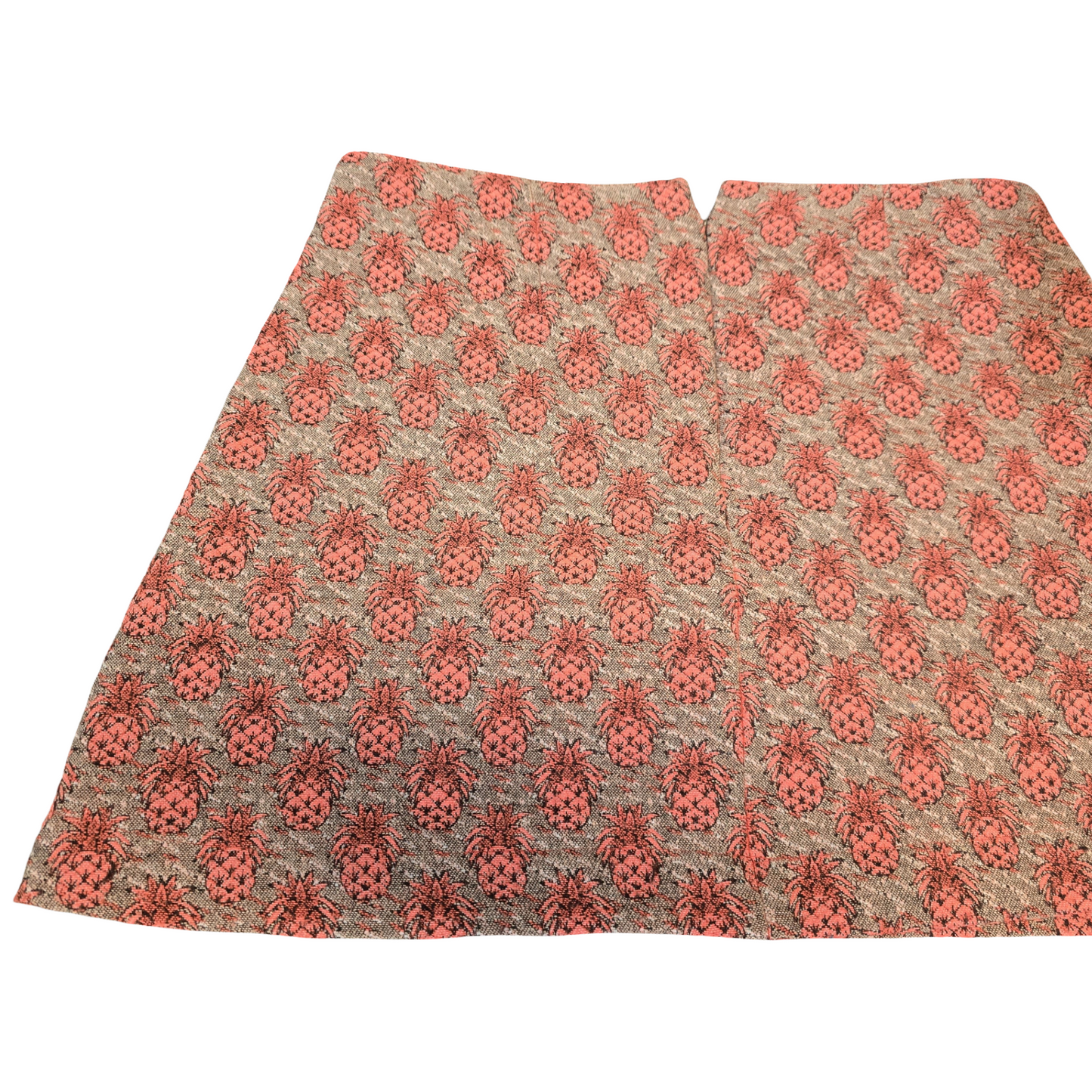 Cooperative Grey & Pink Pineapple Print Mini Skirt – Size S (UK size 6/8)