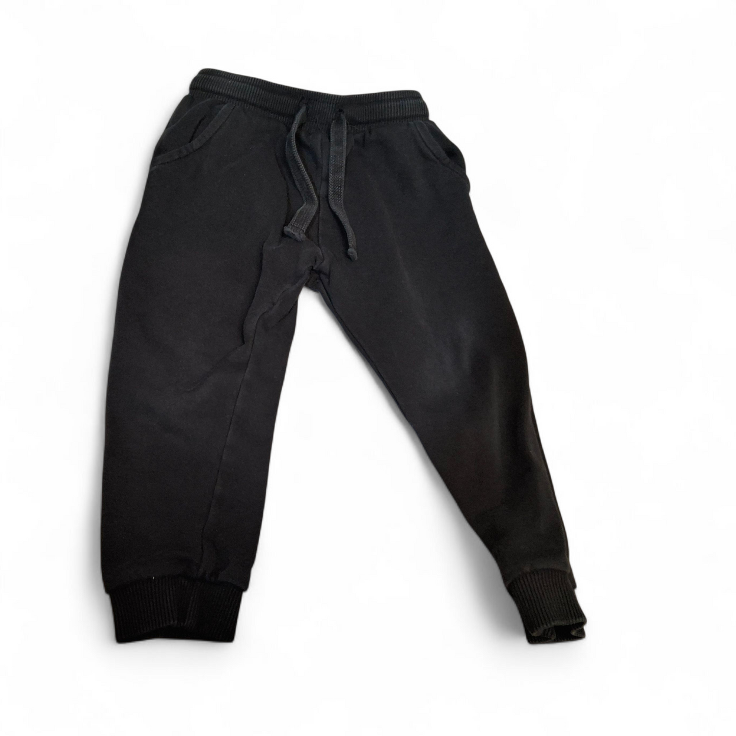 George Black Cuffed Joggers – Boys 3-4 Years – Cotton Blend