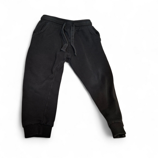 George Black Cuffed Joggers – Boys 3-4 Years – Cotton Blend
