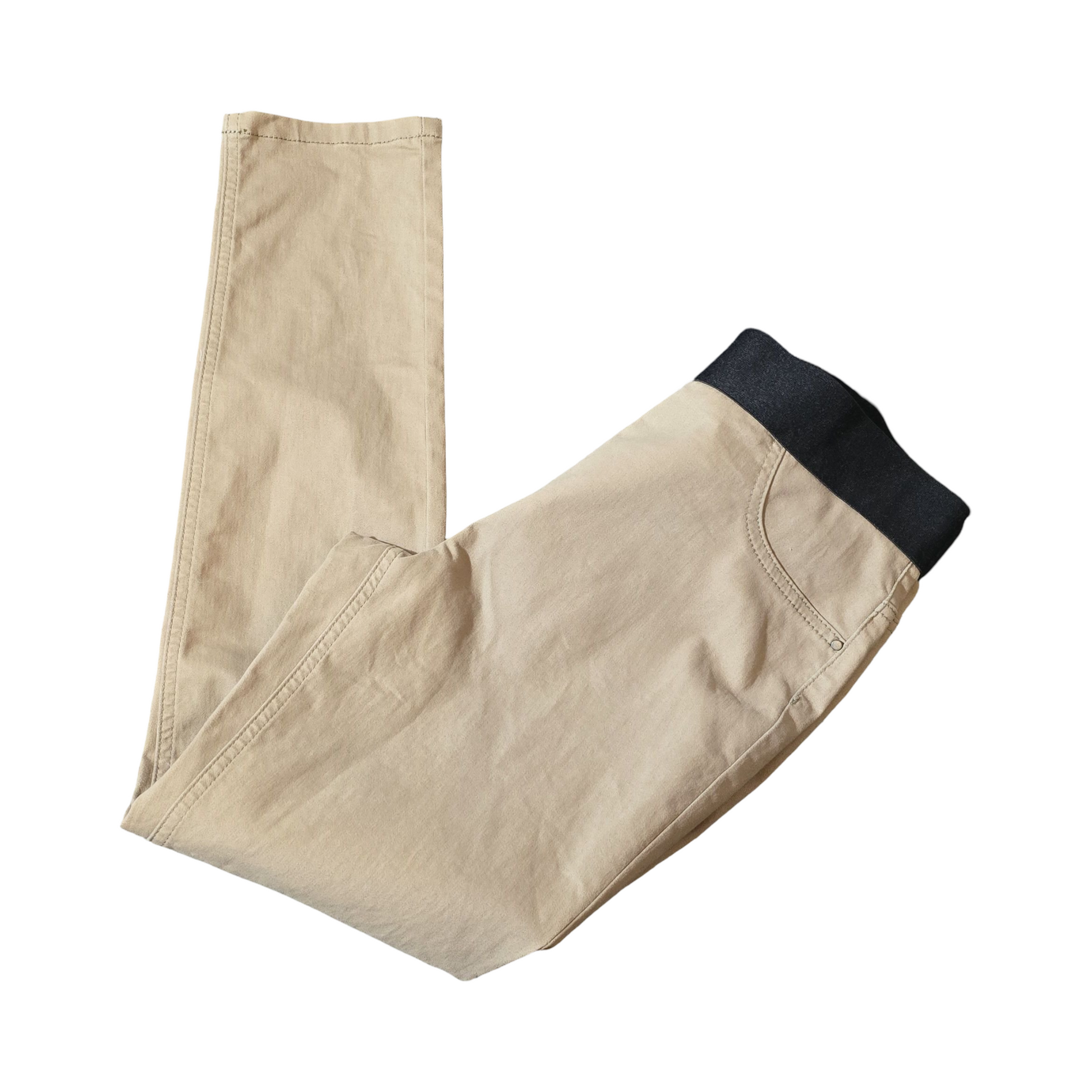 George Beige Slim Leg Jeggings – Size 14 – Elasticated Waist Everyday Staple