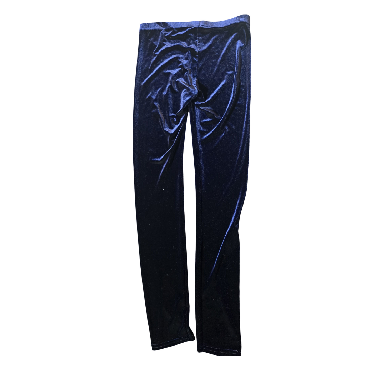 Dorothy Perkins Navy Velvet Skinny Leggings – Size 10 – Stretch Waistband