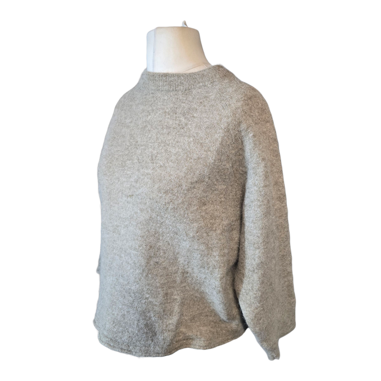 Next Grey Oversized Box-Fit Jumper – Size L (Fits size 14/16)