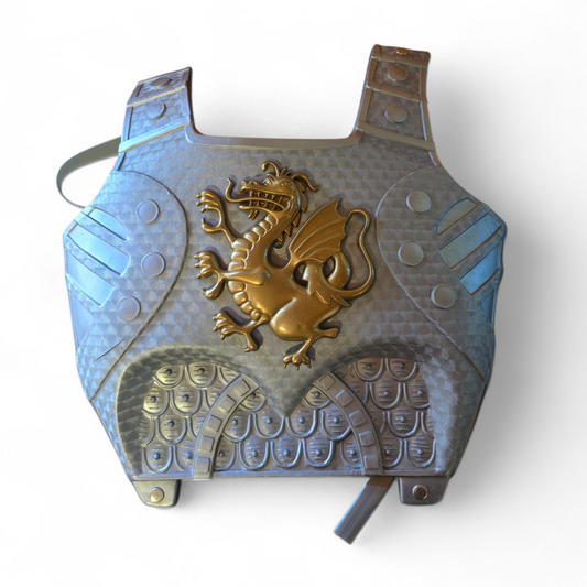 Kids’ Knight Armour Dress-Up Chest Plate – Adjustable Straps – Plastic