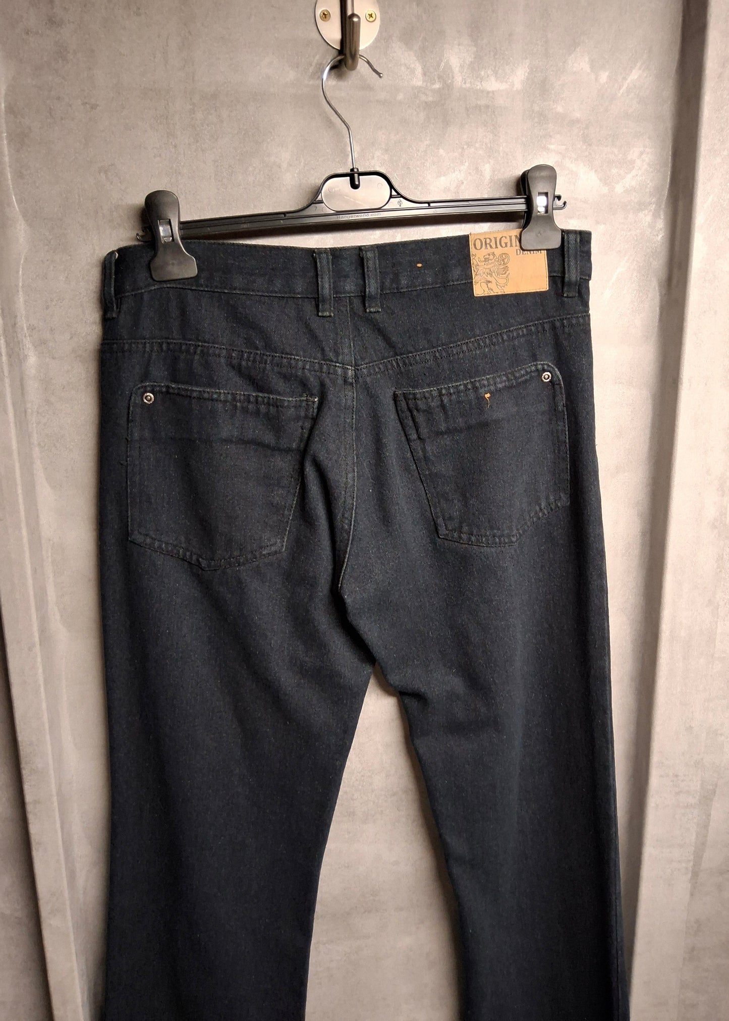 Original Denim Dark Wash Flared Jeans – Size 10L Low Rise