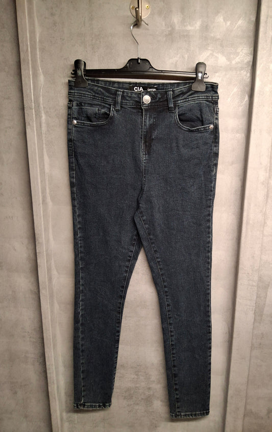 George Dark Navy High-Waisted Skinny Jeans – Size 10
