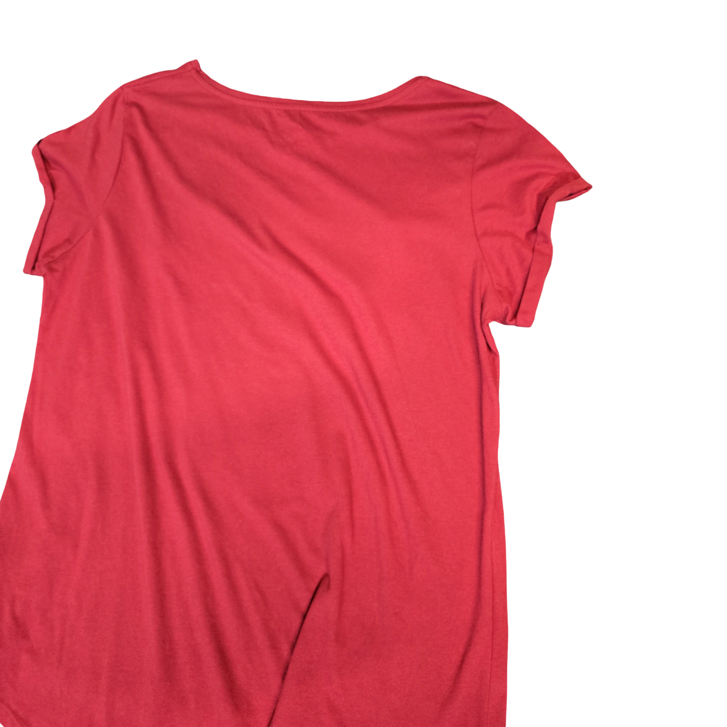 Matalan Red Festive Penguin T-Shirt – Size L (UK size 16/18)