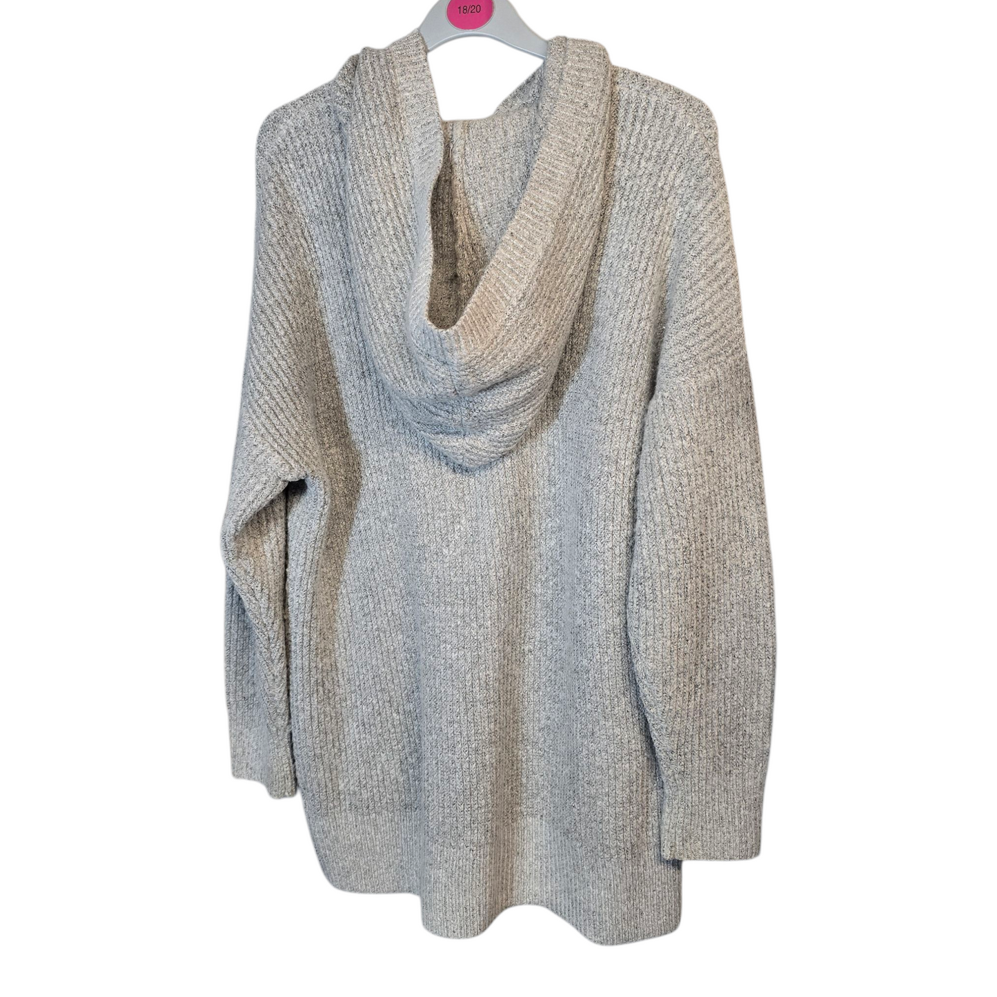 H&M Grey Hooded Zip Cardigan – Size M (Would Suit size 12/14)