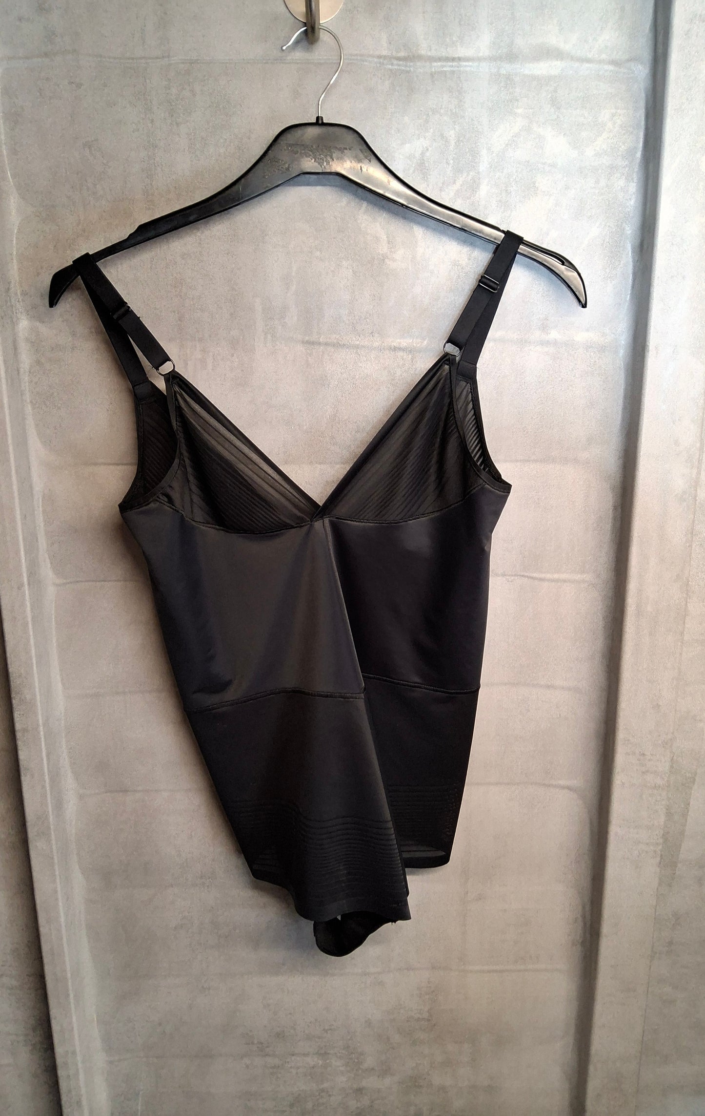 M&S Black Shape Bodysuit – Adjustable Straps, Size 20