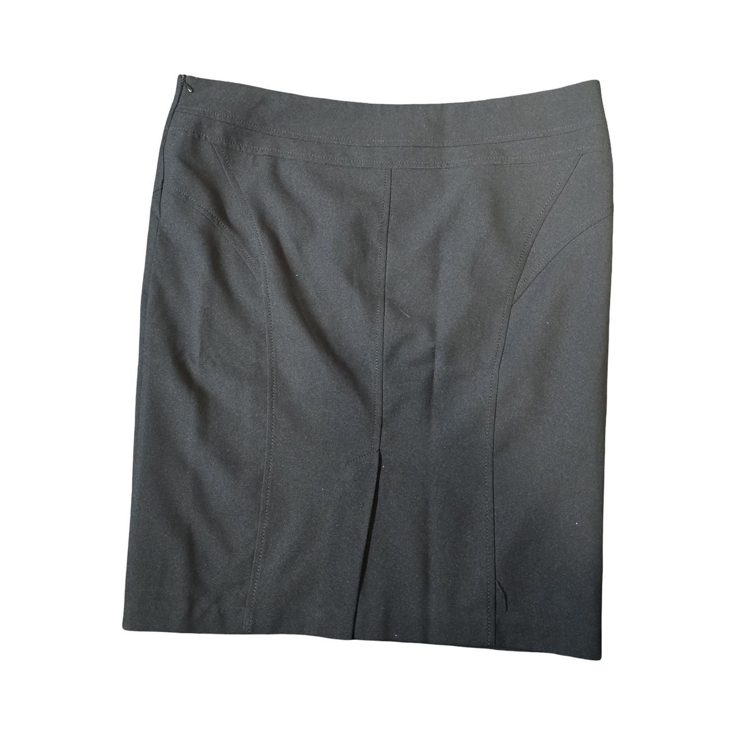 E-vie Collection Black A-Line Knee-Length Work Skirt – Size 16