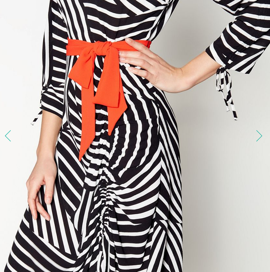 Studio by Preen Graphic Stripe Midi Dress – Size 12