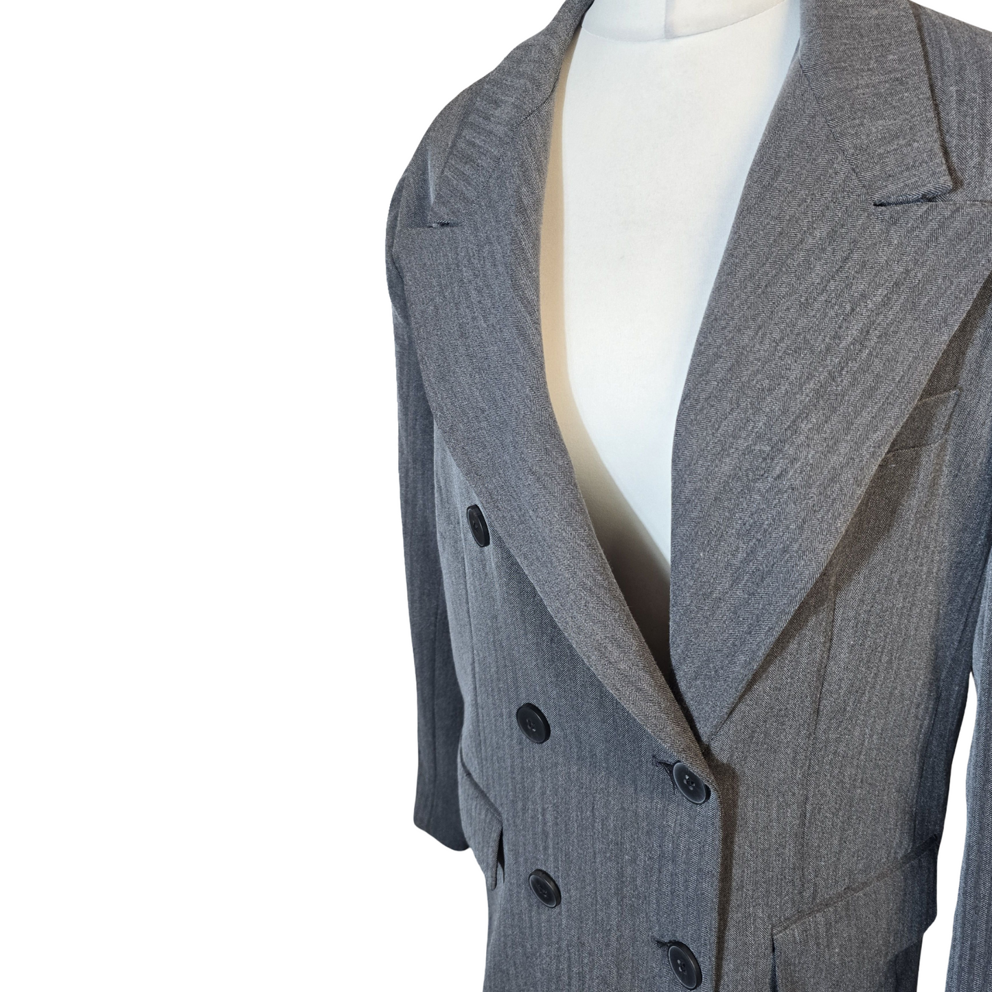Pull & Bear Grey Oversized Blazer – Size M (UK size 10/12)