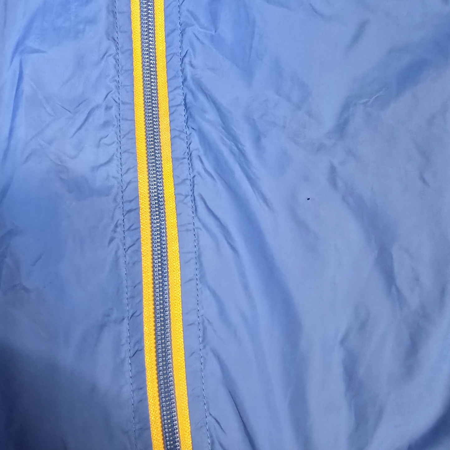 Jack & Jones Jacket Blue & Yellow Size XL Hood Lightweight