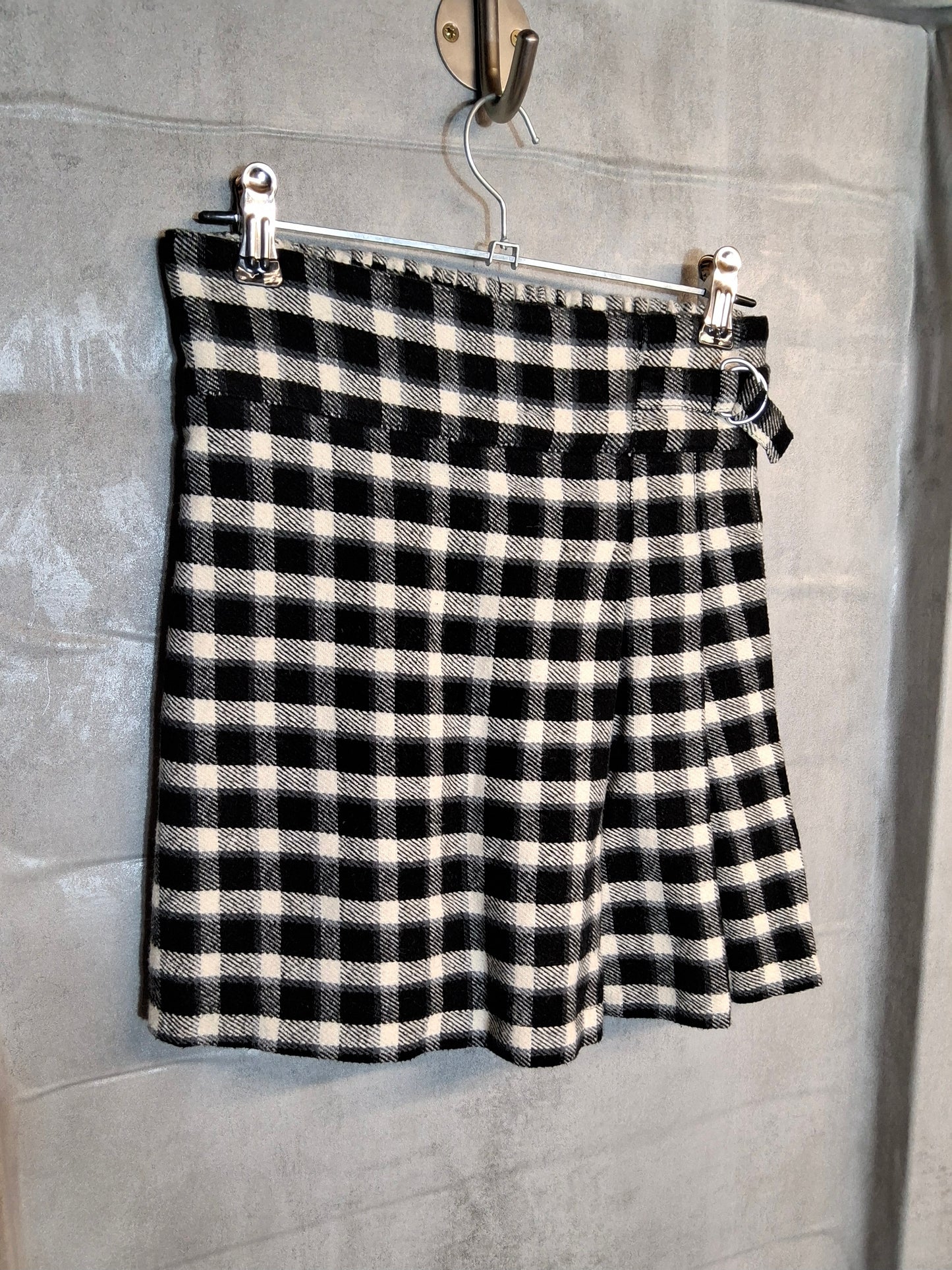 Nutmeg Black & White Check Skort – Girls 10-11 Yrs – 100% Cotton – NWT