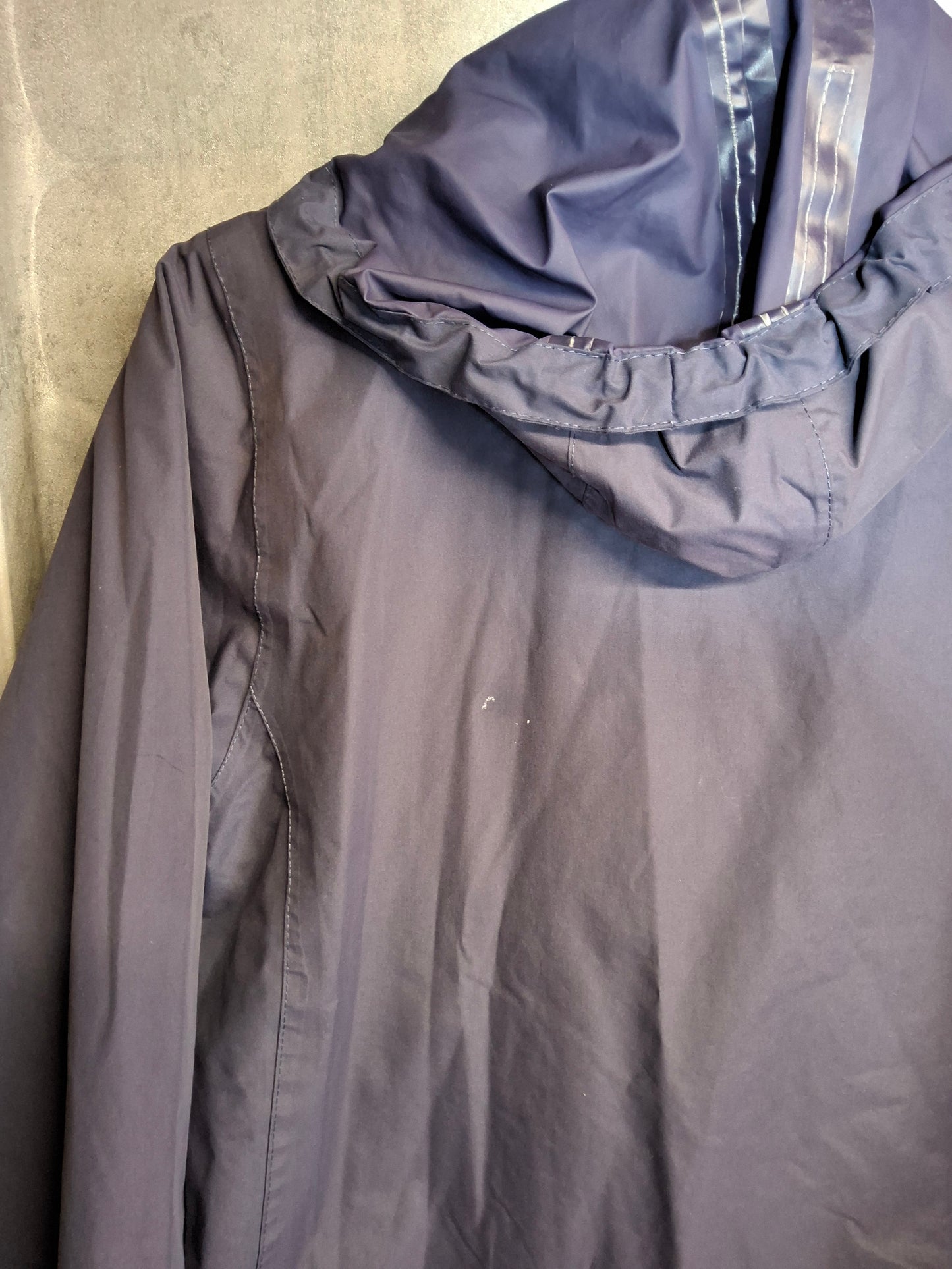 Regatta Purple Hydrafort Waterproof Jacket – Hooded – UK 12/14 – Zip & Velcro