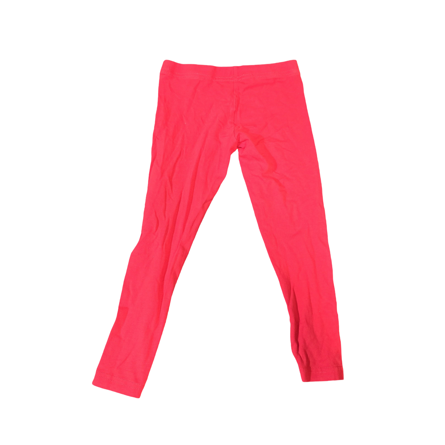 Love Me Girls Red Leggings – Age 3–4 Years – Cotton