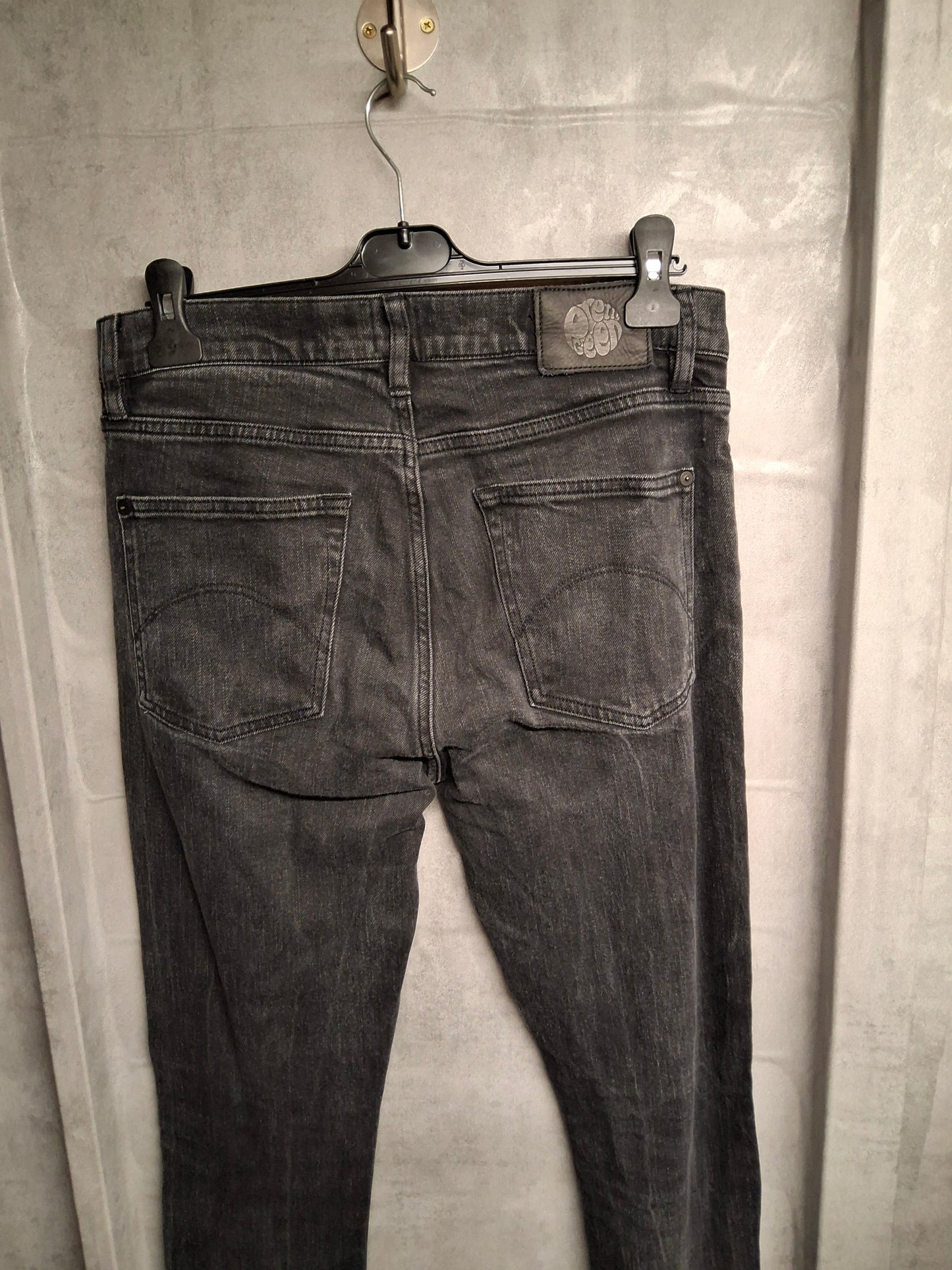 Men’s Pretty Green Black “Errwood” Slim Fit Jeans – Size W32 L
