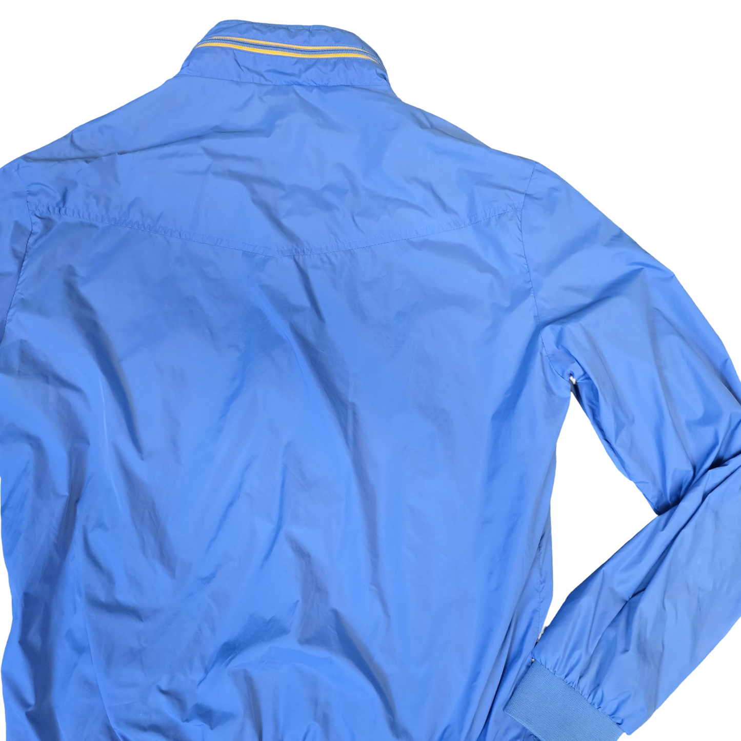 Jack & Jones Jacket Blue & Yellow Size XL Hood Lightweight