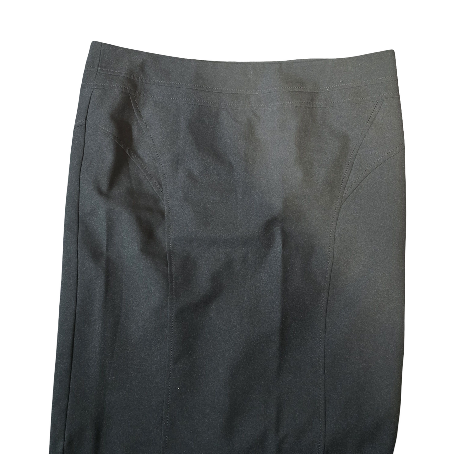 E-vie Collection Black A-Line Knee-Length Work Skirt – Size 16