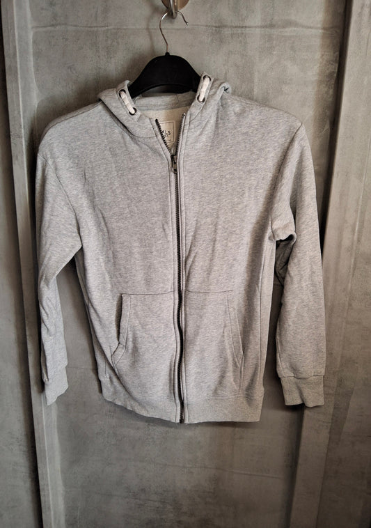 M&S Grey Zip-Up Hoodie – Age 12–13 Years