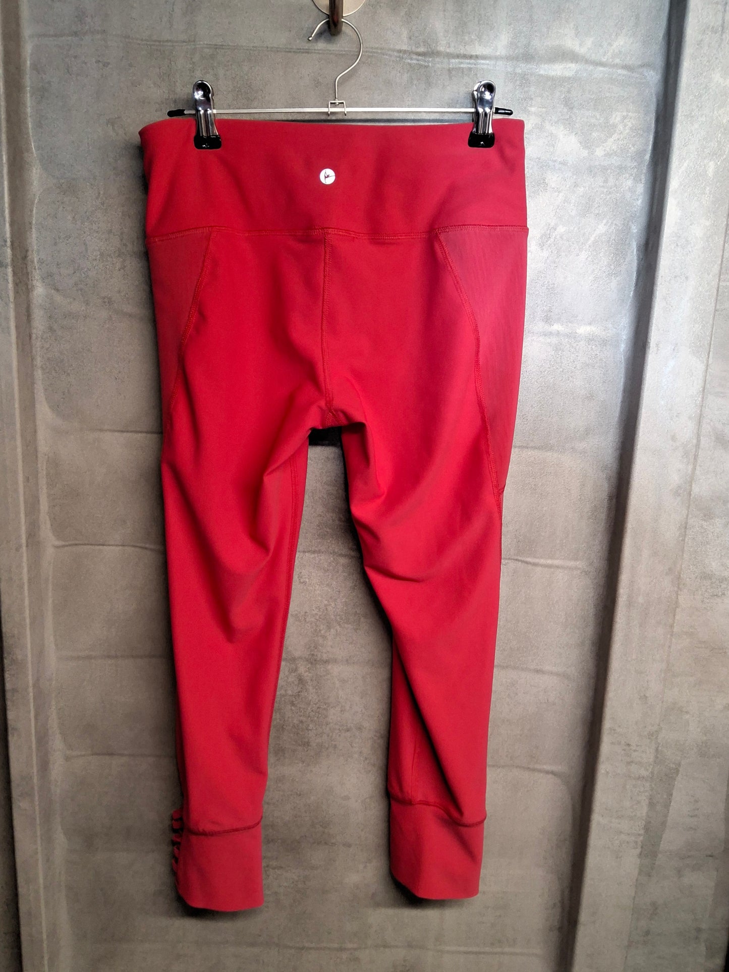 90 Degrees by Reflex Pink Cropped Leggings – Size Small (UK size 8/10) – Polyester Spandex
